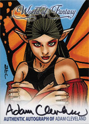 Breygent World of Fantasy Autograph Z-Card ZA-AC1 by Adam Cleveland