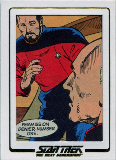 Star Trek TNG Portfolio Prints S2 AC26 Comic Archive Cut Card 75 of 120