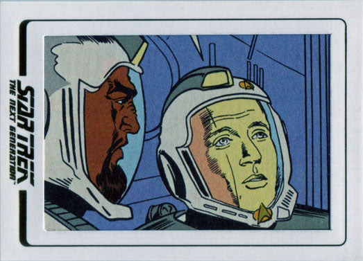 Star Trek TNG Portfolio Prints S2 AC40 Comic Archive Cut Card 82 of 149