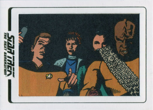 Star Trek TNG Portfolio Prints S2 AC56 Comic Archive Cut Card 53 of 128
