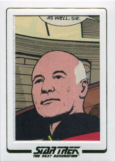 Star Trek TNG Portfolio Prints S2 AC64 Comic Archive Cut Card 72 of 135