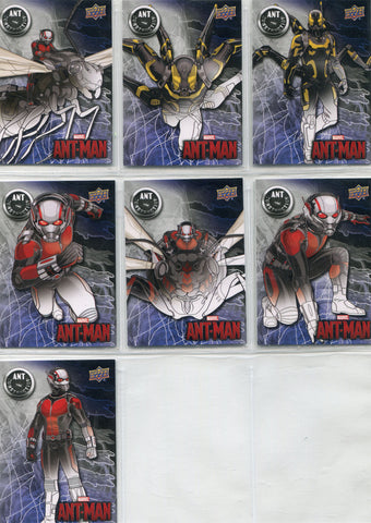 Marvel Ant-Man Movie Ant Construction Complete 7 Chase Card Set