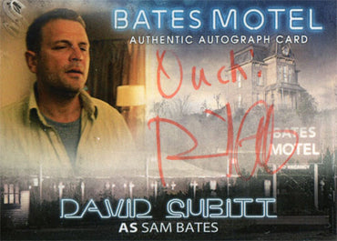 Bates Motel Autograph Card ADC David Cubitt as Sam Bates
