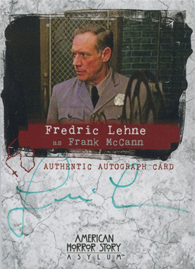 American Horror Story Asylum Autograph Card AFL Fredric Lehne