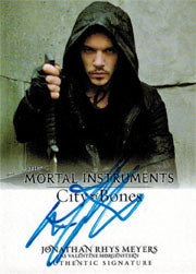 Mortal Instruments City of Bones Autograph Card AI-JRM Jonathan Rys Meyers