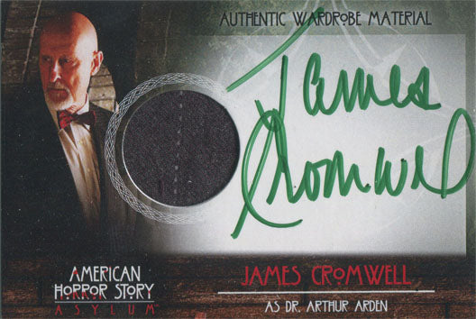 American Horror Story Asylum Autograph Costume Card AJC James Cromwell #50/65