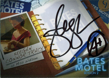 Bates Motel Season 2 Autograph Card AKC2 Keegan Connor Tracy Miss Watson Black