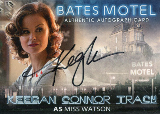 Bates Motel Autograph Card AKC Keegan Connor Tracy as Miss Watson Black Ink