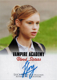 Vampire Academy Blood Sisters Autograph Card A-LF1 Lucy Fry as Lissa Dragomir