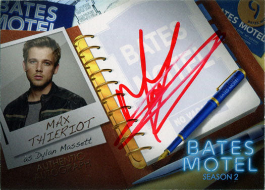 Bates Motel Season 2 Autograph Card AMT1 Max Thieriot as Dylan Massett