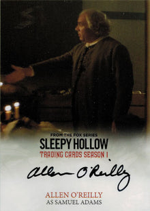 Sleepy Hollow Season 1 Autograph Card AOR Allen OReilly as Samuel Adams