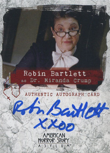 American Horror Story Asylum Autograph Card ARB Robin Bartlett