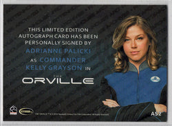 Orville Archives Silver Autograph Card AS2 Adrianne Palicki as Cmdr. Kelly Grayson