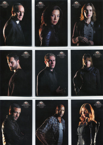 Marvel Agents of SHIELD Season 2 Agents Complete 9 Card Chase Set AS1 to AS9