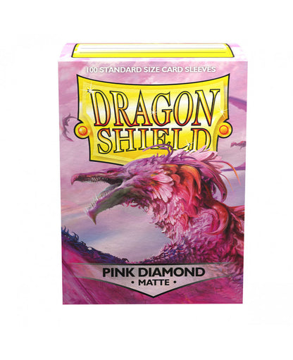 Dragon Shield Matte Sleeves - Pink Diamond ‘Flor’ 100ct