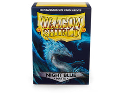 Dragon Shield Matte Sleeve - Night Blue ‘Botan’ 100ct