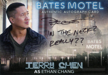 Bates Motel Autograph Card ATC Terry Chen as Ethan Chang