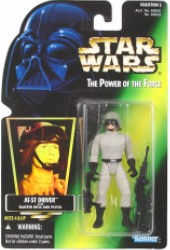 Star Wars POTF AT-ST Driver Action Figure Collection 2 Green Card