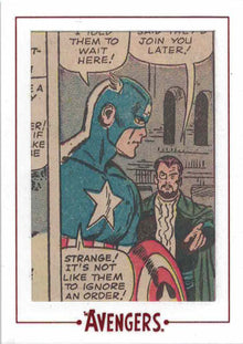 Marvel Avengers Silver Age Cut Archive AV13 Chase Card 102/122