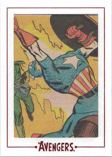 Marvel Avengers Silver Age Cut Archive AV24 Chase Card 40/145