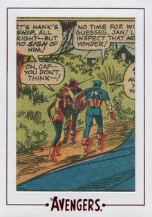 Marvel Avengers Silver Age Cut Archive AV31 Chase Card 138/165