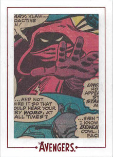 Marvel Avengers Silver Age Cut Archive AV55 Chase Card 103/122