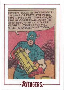 Marvel Avengers Silver Age Cut Archive AV6 Chase Card 65/127