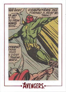 Marvel Avengers Silver Age Cut Archive AV66 Chase Card 51/102