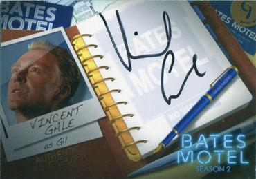 Bates Motel Season 2 Autograph Card AVG1 Vincent Gale as Gil - Black Thin