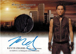 Mortal Instruments City of Bones Autograph Wardrobe Card AW-KZI Kevin Zegers V1