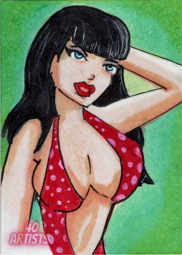 5finity 2022 40 Artists! Sketch Card Aaron Laurich