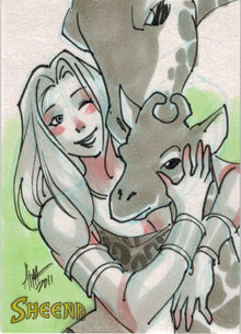 Sheena 5finity 2011 Sketch Card by Irma Ahmed