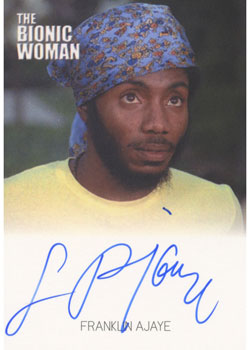 Complete Bionic Collection Autograph Card Franklin Ajaye as Benny