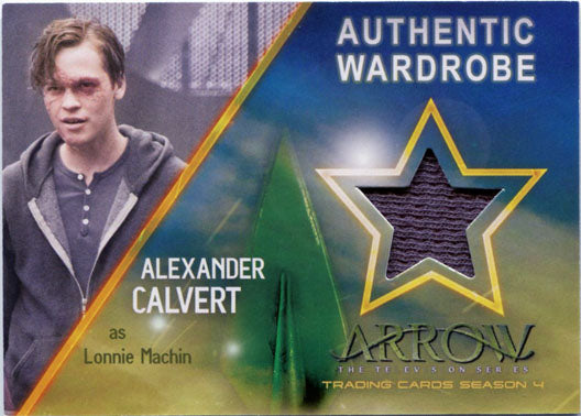 Arrow Season 4 Costume Wardrobe Card M16 Alexander Calvert as Lonnie Machin