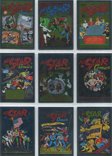 DC Comics Justice League All Star Comics Complete 9 Card Foil Parallel Chase Set