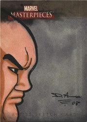 Marvel Masterpieces Series 2 DT Amos Kingpin Sketch Card