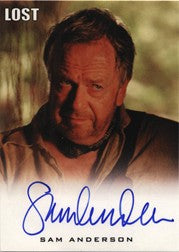 Lost Archives Autograph Card by Sam Anderson
