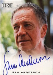 Lost Seasons 1 to 5 Autograph Card by Sam Anderson