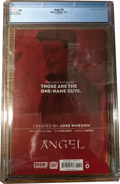 Angel (Boom!) 0 Store Variant Graded CGC 9.8