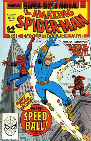 Amazing Spider-Man Annual #22 (1988) NM 1st Speedball