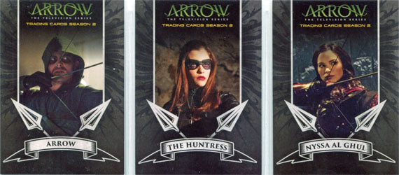 Arrow Season 2 Archers Complete 3 Chase Card Set A1 to A3