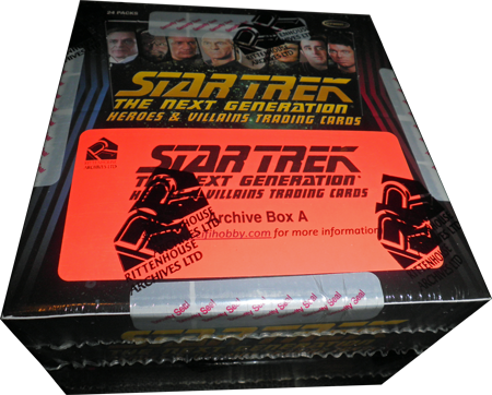 Star Trek TNG Heroes & Villains Factory Sealed Archive Box with All Autographs