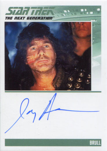 Star Trek TNG Portfolio Prints S1 Autograph Card Joey Aresco as Brull