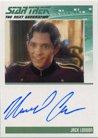 Star Trek TNG Portfolio Prints S2 Autograph Card Michael Aron as Jack London