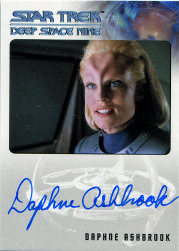 Star Trek DS9 Heroes & Villains Autograph Card Daphne Ashbrook as M. Pazlar