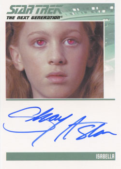 Star Trek TNG Heroes & Villains Autograph Card Shay Astar as Isabella