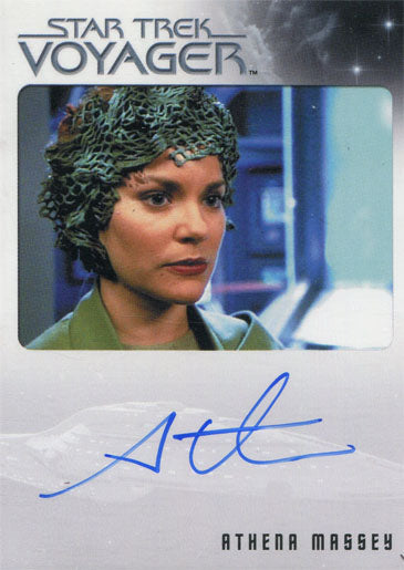 Star Trek Voyager Heroes & Villains Autograph Card Athena Massey as Jessen