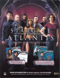 Stargate Atlantis Season 2 Trading Card Sell Sheet