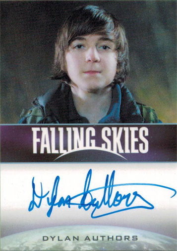 Falling Skies Season Two Autograph Card Dylan Authors as Jimmy Boland