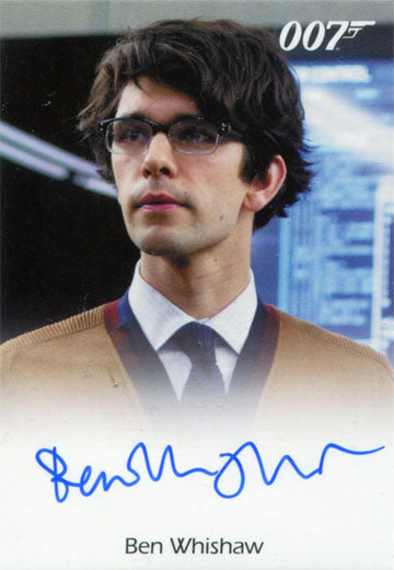 James Bond 007 Classics Autograph Card Ben Whishaw as Q